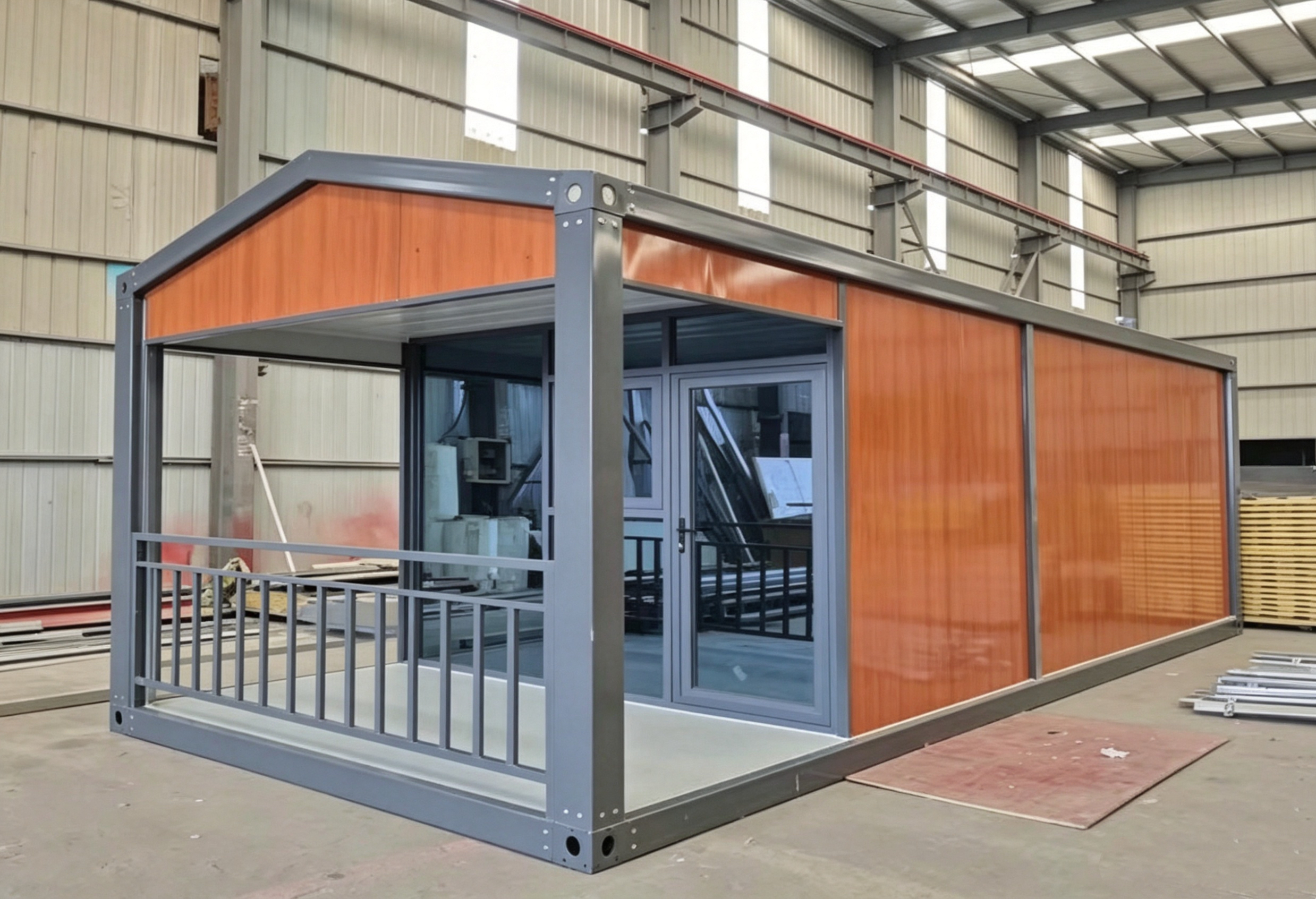 Custom size container house for residential use